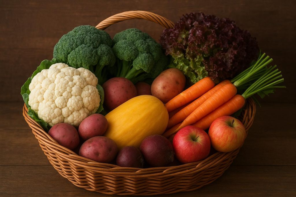 Panier de légumes BIO