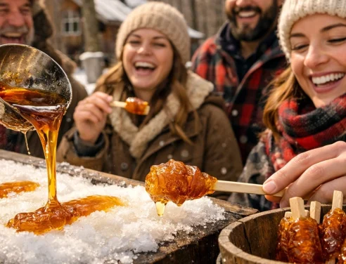Cabane à sucre - Domaine Labranche - Tire sur la neige